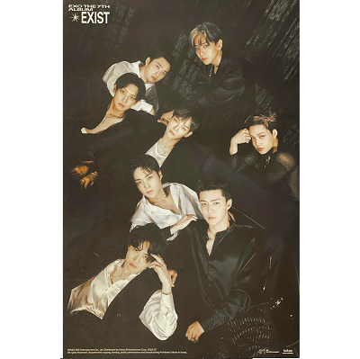 EXO 7TH STUDIO ALBUM EXIST DIGI PACK POSTER