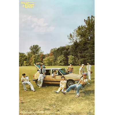 EXO 7TH STUDIO ALBUM EXIST PHOTOBOOK POSTER | VERSION O