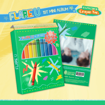 FLARE U 1ST MINI ALBUM YOUTH ERROR (CRAYON VER.)   