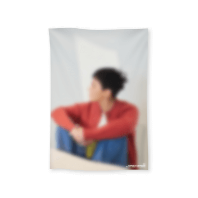 G-DRAGON FAM MEETING FAM+ILY : FAMILY : FAM I LOVE YOU   OFFICIAL MD   [CHIFFON FABRIC POSTER]