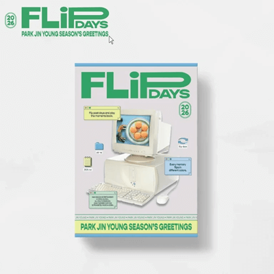 GOT7 PARK JIN YOUNG 2026 SEASON'S GREETINGS  [FLIP DAYS]     |   INCLUDES PRE ORDER GIFT OFFICIAL PHOTOCARD (RANDOM 1 OUT OF 3)