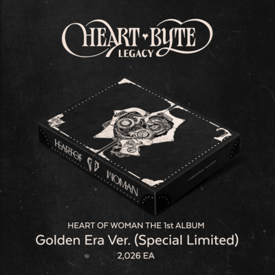 HEART OF WOMAN 1ST ALBUM HEART BYTE : LEGACY  (Golden Era Ver.)   SPECIAL LIMITED