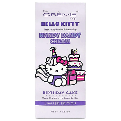 THE CRÈME SHOP X HELLO KITTY [INTENSE HYDRATION & REPAIRING] HANDY DANDY CREAM  (BIRTHDAY CAKE)