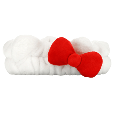 THE CRÈME SHOP X HELLO KITTY [PLUSH SPA HEADBAND] SIGNATURE BOW