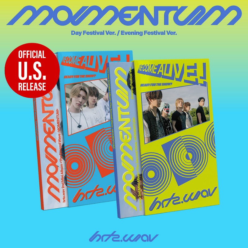 hrtz.wav 2ND MINI ALBUM The Second Wave : MOMENTUM   (U.S VER.)  -  2 ALBUMS SET    |   INCLUDES U.S EXCLUSIVE PHOTOCARD  (RANDOM 1 OUT OF 5)     [PRE]