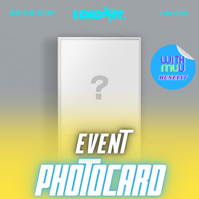 IDID 1ST MINI ALBUM I DID IT   (I DID IT VER.)       |  KPOP USA WITHMUU OFFICIAL  PHOTOCARD (RANDOM 1 OUT OF 7)