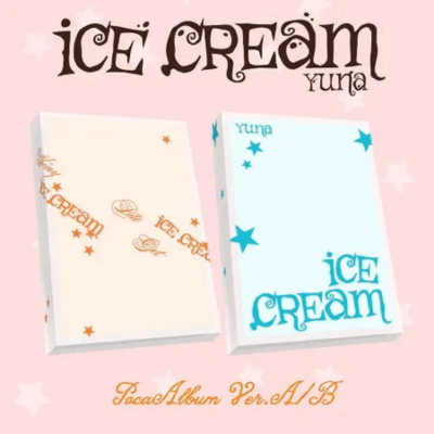 ITZY YUNA 1ST MINI ALBUM ICE CREAM  (POCA ALBUM VER.)   |  2 ALBUMS SET