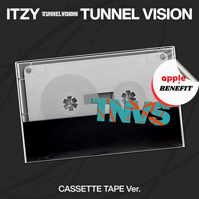 ITZY ALBUM TUNNEL VISION  (CASSETTE TAPE VER.)    |    KPOP USA APPLE OFFICIAL  PHOTOCARD  (RANDOM 1 OUT OF 5)