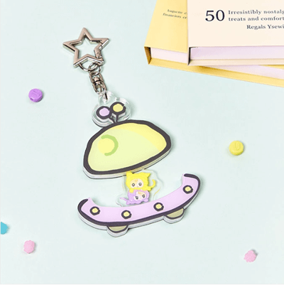 IU FOUND AT EIGHT OFFICIAL MD   [OPEN TYPE KEYRING]