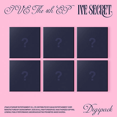 IVE 4TH EP ALBUM IVE SECRET    (DIGIPACK VER.)   |  6 ALBUMS SET