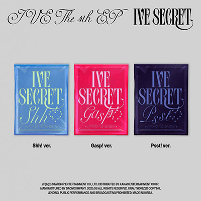 IVE 4TH EP ALBUM IVE SECRET    |  3 ALBUMS SET
