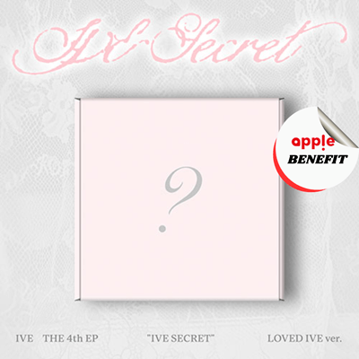 IVE 4TH EP ALBUM IVE SECRET    (LOVED IVE VER.)    |  KPOP USA APPLE OFFICIAL  PHOTOCARD (RANDOM 1 OUT OF 6)