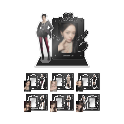 IVE WORLD TOUR SHOW WHAT I AM OFFICIAL MD  [ACRYLIC PHOTOCARD STAND SET]
