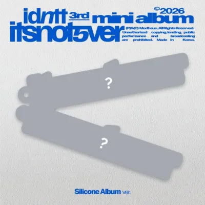 IDNTT 3RD MINI ALBUM itsnotover (SILICONE VER.)      [PRE]
