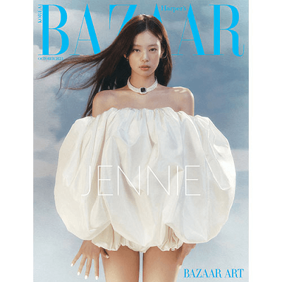 BLACKPINK JENNIE HARPER'S BAZAAR 2023-10 MAGAZINE  VERSION A