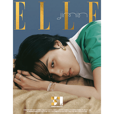 BTS JIMIN ELLE 2023-11 MAGAZINE VERSION A