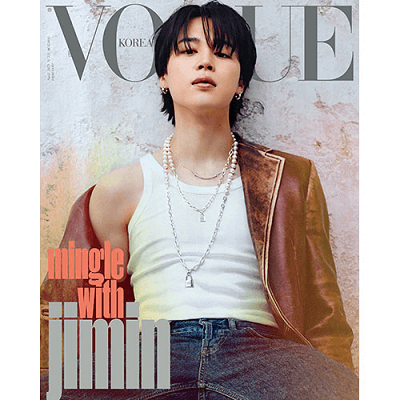 BTS JIMIN VOGUE 2023-4 MAGAZINE VERSION A