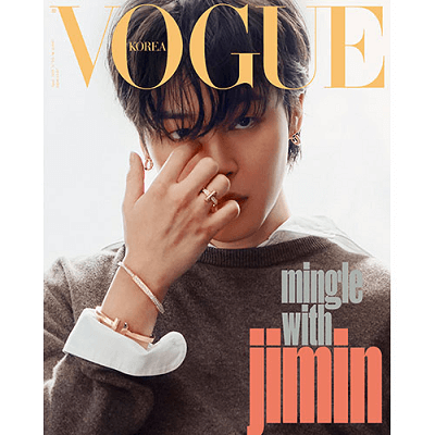 BTS JIMIN VOGUE 2023-4 MAGAZINE VERSION C