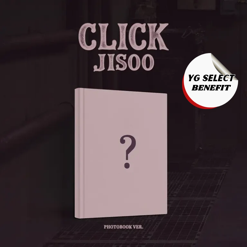 BLACKPINK JISOO SINGLE ALBUM CLICK    (PHOTOBOOK VER.)   |  YG SELECT OFFICIAL PHOTOCARD       [PRE]