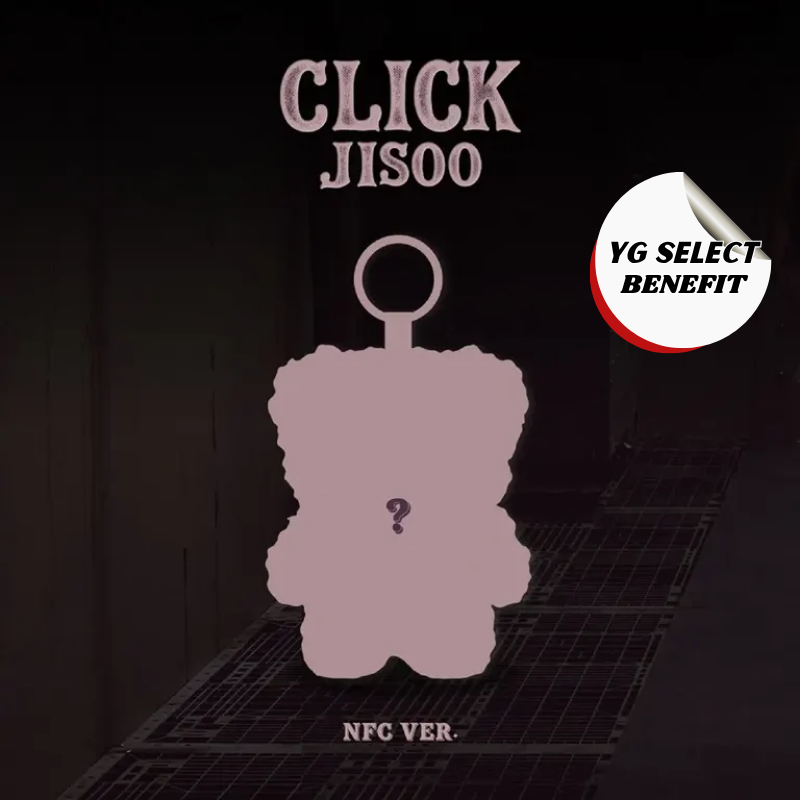 BLACKPINK JISOO SINGLE ALBUM CLICK    (CLICK BABY BEAR_NFC VER.)   |  YG SELECT OFFICIAL PHOTOCARD       [PRE]