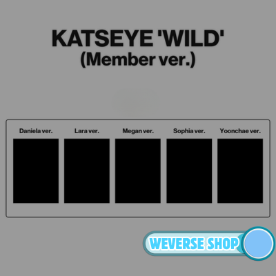 KATSEYE ALBUM WILD   (MEMBER VER.)    |  INCLUDES WEVERSE SHOP OFFICIAL PHOTOCARD (RANDOM 1 OUT OF 5)    [PRE]