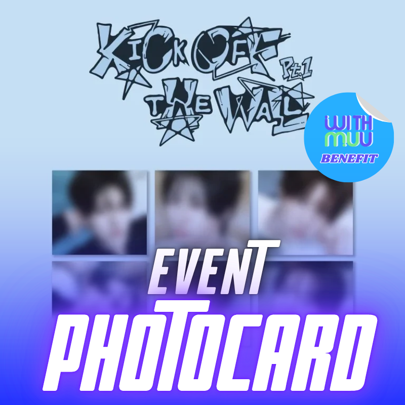 KICKFLIP 5TH MINI ALBUM KICK OFF THE WALL PT.1    (DIGIPACK VER.)  -  6 ALBUMS SET   |  KPOP USA WITHMUU OFFICIAL PHOTOCARD  (RANDOM 1 OUT OF 6)       [PRE]