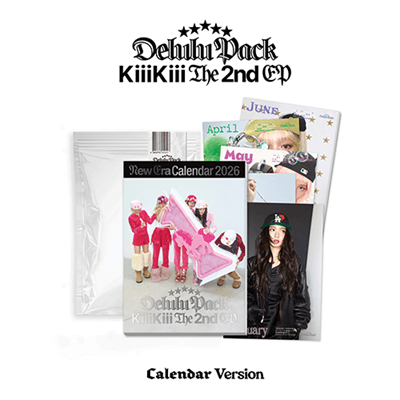 KIIIKIII 2ND EP ALBUM DELULU PACK  (CALENDAR VER.)