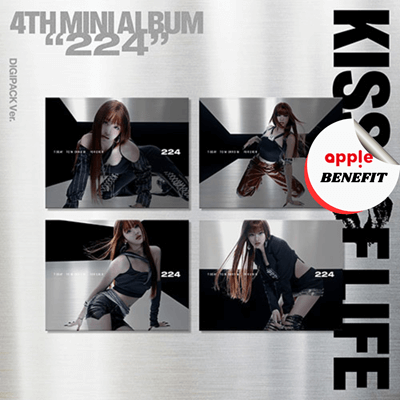 KISS OF LIFE 4TH MINI ALBUM 224  (DIGIPACK VER.)   |  4 ALBUMS SET