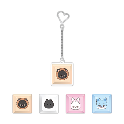 KISS OF LIFE THE 2ND ANNIVERSARY OFFICIAL MD    [KEY CAP KEYRING SET]