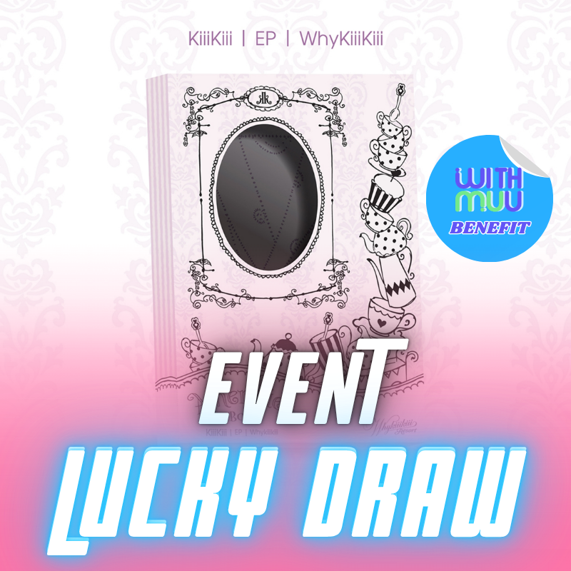 [LUCKY DRAW]  KIIIKIII EP ALBUM WhyKiiiKiii  (AMENITIES VER.)    |  KPOP USA WITHMUU OFFICIAL PHOTOCARD (RANDOM 1 OUT OF 5)      [PRE]