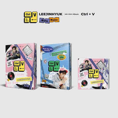 LEE JINHYUK CTRL+V 4TH MINI ALBUM & KIT SET | 3 ALBUMS SET