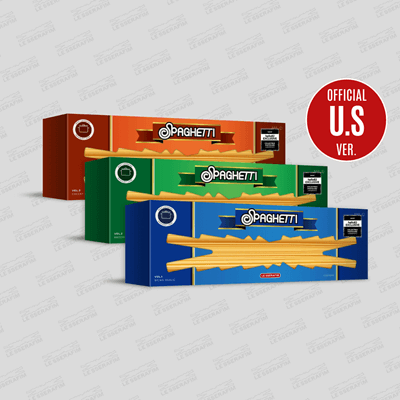LE SSERAFIM 1ST SINGLE ALBUM SPAGHETTI    (U.S VER)   HELLO82 [POP-UP EXCLUSIVE]  -  3 ALBUMS SET  |   INCLUDES  U.S EXCLUSIVE PHOTOCARD + HELLO82 EXCLUSIVE PHOTOCARD (RANDOM 1 OUT OF 5)