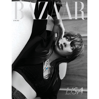 BLACKPINK LISA BAZAAR 2023-06 MAGAZINE VERSION D