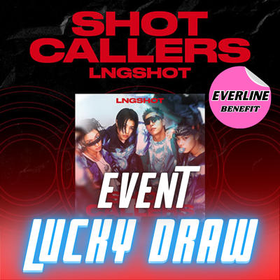 [LUCKY DRAW]  LNGSHOT EP ALBUM SHOT CALLERS  (STANDARD VER.)   |  KPOP USA EVERLINE OFFICIAL PHOTOCARD (RANDOM 1 OUT OF 8)       [PRE]