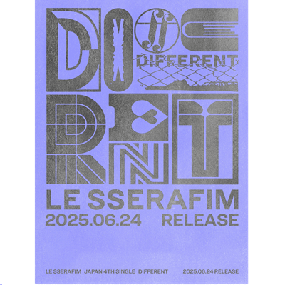LE SSERAFIM 4TH JAPANESE SINGLE ALBUM DIFFERENT  (LIMITED EDITION A) OFFBEAT CLOVE VER.