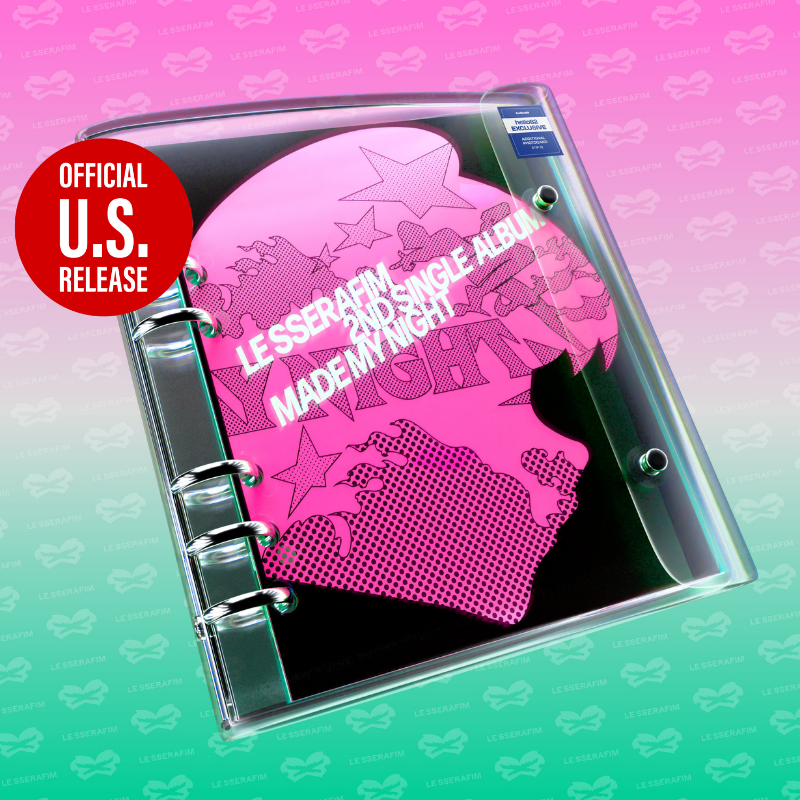 LE SSERAFIM 2ND SINGLE ALBUM MADE MY NIGHT CHEMICAL NIGHT    (U.S VER)   [HELLO82 EXCLUSIVE]    |   INCLUDES HELLO82 OFFICIAL  PHOTOCARD  (RANDOM 1 OUT OF 5)       [PRE]