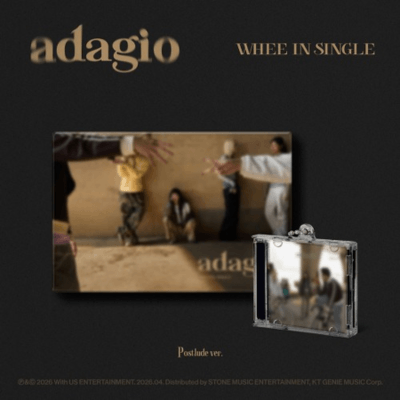 MAMAMOO WHEE IN SINGLE ALBUM ADAGIO  -  2 ALBUMS SET   |  KPOP USA APPLE OFFICIAL PHOTOCARD (RANDOM 1 OUT OF 2 – SPECIFIC TO EACH VERSION)     [PRE]