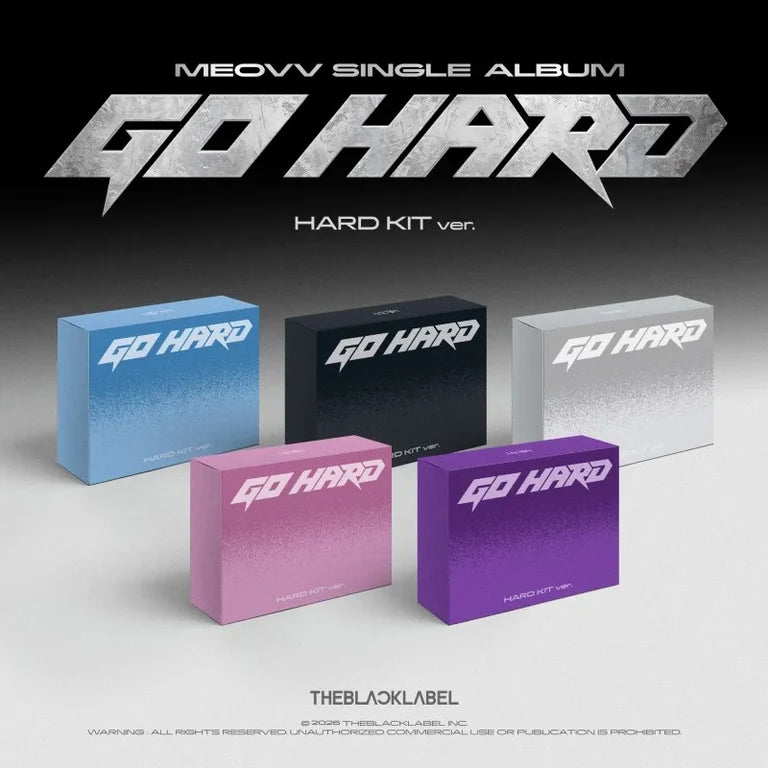 MEOVV SINGLE ALBUM GO HARD  (HARD KIT VER.)    |  5 ALBUMS SET     [PRE]