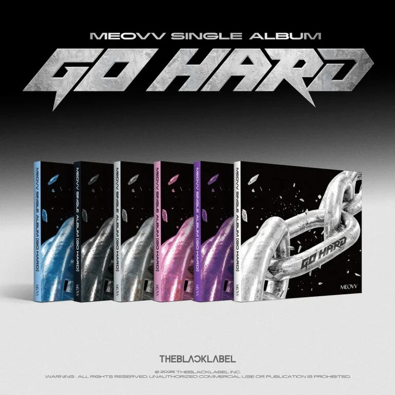 MEOVV SINGLE ALBUM GO HARD  (PHOTOBOOK VER.)   |  6 ALBUMS SET     [PRE]