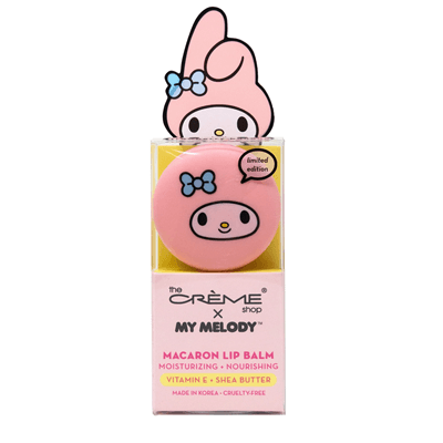 THE CRÈME SHOP X MY MELODY  [HYALURONIC ACID & MURUMURU] MACARON LIP BALM  (STRAWBERRY BANANA)