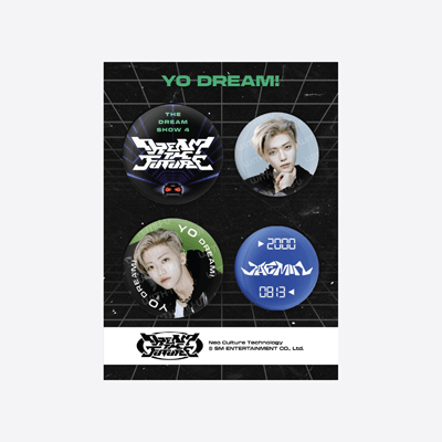 NCT DREAM THE DREAM SHOW 4 : DREAM THE FUTURE OFFICIAL MD    [PIN BUTTON SET]