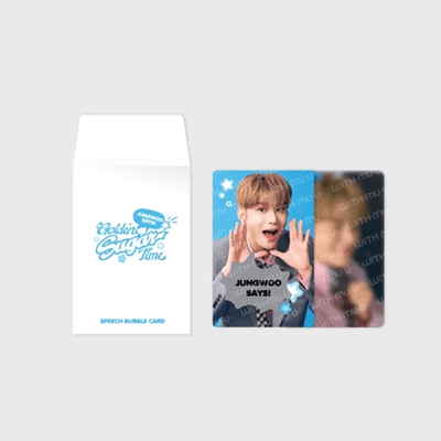 NCT JUNGWOO GOLDEN SUGAR TIME OFFICIAL MD  [SPEECH BUBBLE CARD SET]