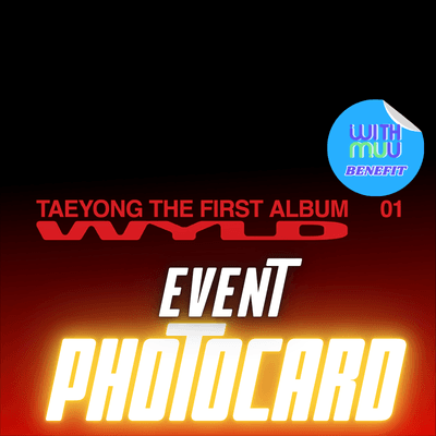 NCT TAEYONG 1ST ALBUM WYLD  (SMini VER.)    |  KPOP USA WITHMUU OFFICIAL PHOTOCARD (RANDOM 1 OUT OF 2)