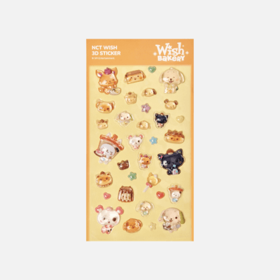 NCT WISH WISH BAKERY OFFICIAL MD  [3D STICKER]