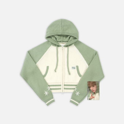 NCT WISH INTO THE WISH : OUR WISH OFFICIAL MD  KNIT ZIP-UP HOODIE SET  [CROP VER.]