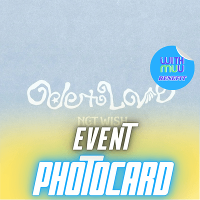 NCT WISH 1ST ALBUM ODE TO LOVE   (JEWEL CASE VER.)   -  7 ALBUMS SET    |  KPOP USA WITHMUU OFFICIAL PHOTOCARD (RANDOM 1 OUT OF 6)          [PRE]