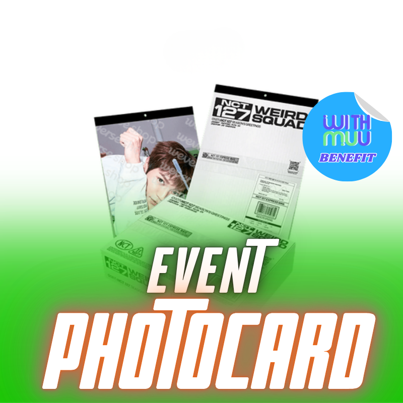 NCT 127 2027 SEASON'S GREETINGS  + 2027 WALL CALENDAR  SET     |   WITHMUU OFFICIAL  PHOTOCARD SET    +  OFFICIAL PHOTOCARD (RANDOM 1 OUT OF 5)   SET ONLY    [PRE]