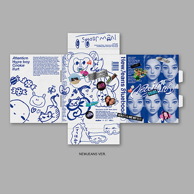 NEWJEANS 1ST EP ALBUM NEW JEANS BLUEBOOK VER. – KPOP USA NEWJEANS 1ST EP ALBUM NEW JEANS BLUEBOOK VER. – KPOP USA
