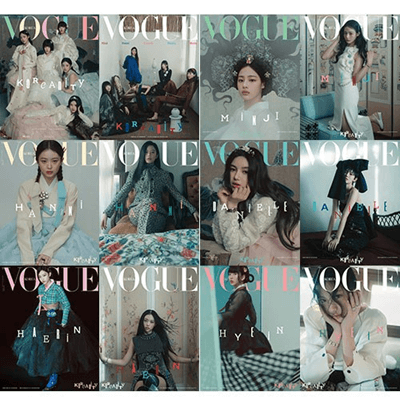VOGUE KOREA 2025-01  MAGAZINE  [COVER: MINJI, HANNI, DANIELLE, HEARIN, HYEIN]