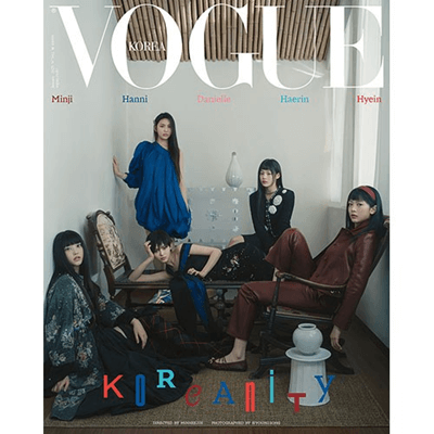 VOGUE KOREA 2025-01  MAGAZINE  [COVER: MINJI, HANNI, DANIELLE, HEARIN, HYEIN]
